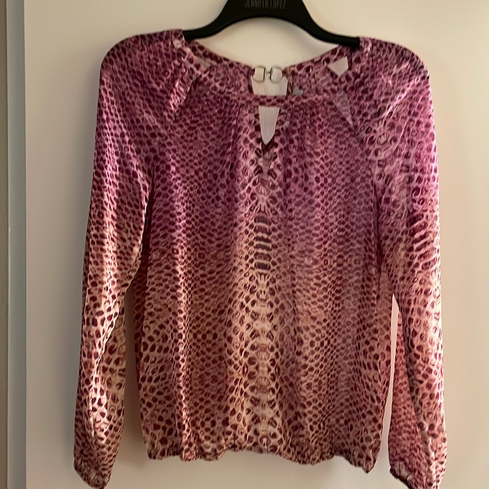 Purple Sheer Blouse by Jennifer Lopez